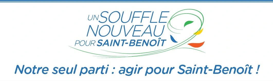 Logo de la campagne Un Souffle Nouveau pour Saint-Benoît